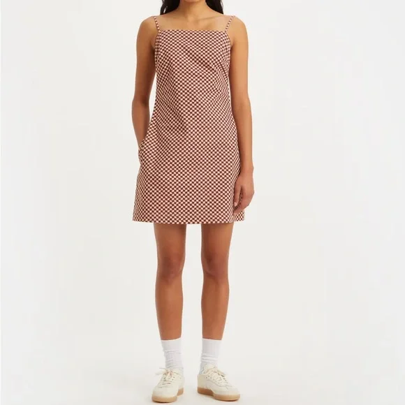 NWT Levi’s Danny Dress- Mahogany- Red - Picture 2 of 7